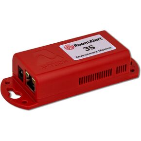 Room Alert 3S Environment Monitor – Built-in Temperature Sensor, Supports SSL/TLS, 2048-bit Encryption, SNMP v3, 24/7 Alerting & Reporting, Made in USA
