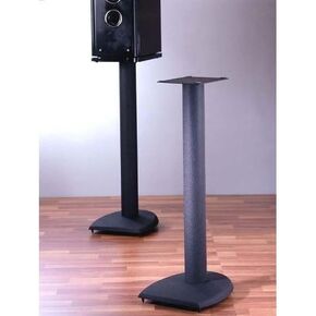 36 in. H, Iron Center Channel Speaker Stand - Black