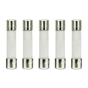 Microwave 20 AMP 250V Fuse ، Slow -Blow ، 6 × 30 مم من خرطوشة الخزانة المتوافق مع معظم العلامات التجارية والموديلات الميكروويف - 2pcs