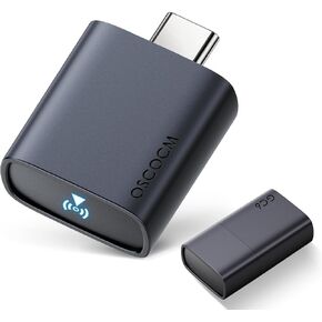 Wireless Carplay Adapter for iPhone, Converts Wired CarPlay to Wireless - Upgraded Plug and Play Mini CarPlay Wireless Adapter USB C for Cars from 2018