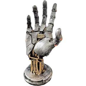 يد Cyberpunk Silverhand Mechanical Hand ، حامل وحدة تحكم الألعاب Stand Steam Steampunk Modern Decor Decor Decor in Kuwait