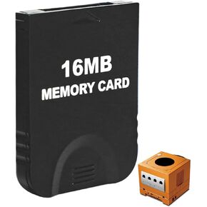 16MB(251 Blocks) Game Memory Card,Game at Cube Memory Card,Game-at-Cube Memory Cards Original Console Accessory Kits(Black)