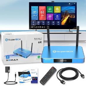 𝕊𝟝 𝕄-𝔸-𝕏 with 4G+64G Storage, Voice Remote, HDMI Cable, User Manual