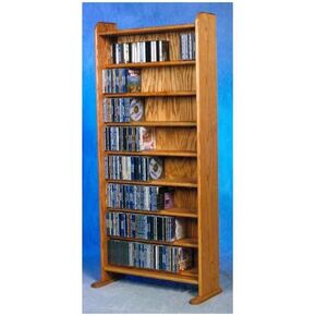 Wood Shed 8 Shelf CD Storage (Honey Oak)