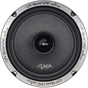 SHCA Pro Audio EL64B 6.5 "Midrange Speaker زوج مع رصاصة - 500 واط ، 4 أوم (حزمة 2 حزمة)