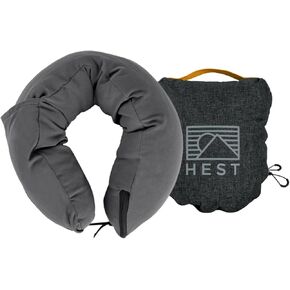 HEST Pro Travel Pillow - 3-in-1 Neck, Body, and Small Travel Pillow - Portable and Compact Design - Memory Foam with Washable Cover - Ready for Adventure