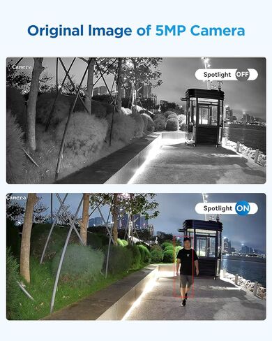 4COVR 4K POE Wired Camera Camera ، صوت ثنائي الاتجاه ، رؤية ليلية ذكية اللون ، كاميرات IP Bullet 4x 5MP ، IP67 مقاوم للعوامل الجوية ، الشخص/الكشف عن المركبات ، 8CH NVR 2TB HDD ، 24/7 ، LY37YX5M0804-1 in Kuwait