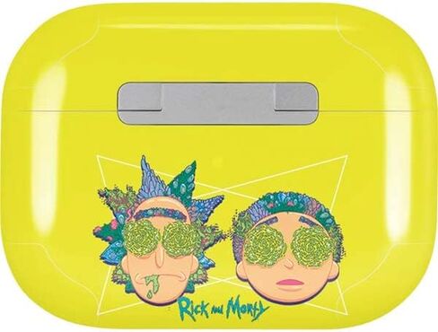 Skinit Decal Audio Skin Compatible with Apple AirPods Pro - Officially Licensed Adult Swim Rick and Morty Rick and Morty Portal Eyes Design in Saudi Arabia