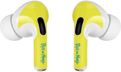 Skinit Decal Audio Skin Compatible with Apple AirPods Pro - Officially Licensed Adult Swim Rick and Morty Rick and Morty Portal Eyes Design in Saudi Arabia