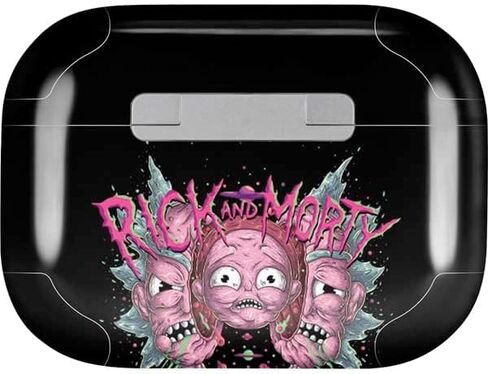 Skinit Decal Audio Skin Compatible with Apple AirPods Pro - Officially Licensed Adult Swim Rick and Morty Rick and Morty Portal Eyes Design in Saudi Arabia