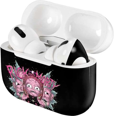Skinit Decal Audio Skin Compatible with Apple AirPods Pro - Officially Licensed Adult Swim Rick and Morty Rick and Morty Portal Eyes Design in Saudi Arabia