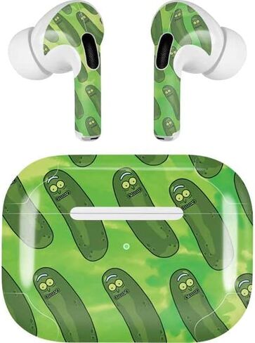 Skinit Decal Audio Skin Compatible with Apple AirPods Pro - Officially Licensed Adult Swim Rick and Morty Rick and Morty Portal Eyes Design in Saudi Arabia