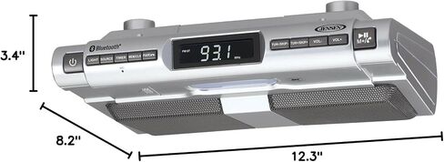 JENSEN SMPS-628 Under Cabinet Universal Bluetooth Music System in Saudi Arabia