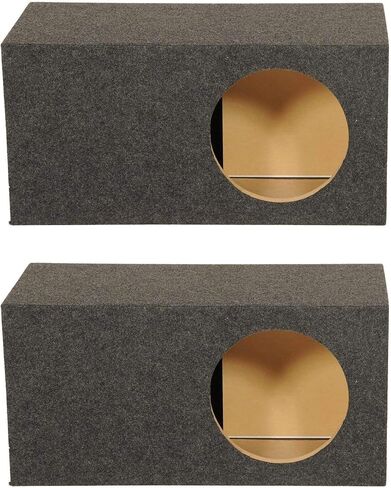 QPower HD112VL مفرد 12 بوصة SPL XL صندوق مضخم صوت عالي التحمل من الجانب مع غطاء سجاد متين لأنظمة صوت السيارة in Kuwait