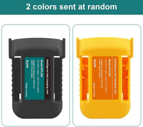 ZLWAWAOL 2 Pack USB Charger Adapter Compatible with Makita 18V Battery 2 USB Holder with Type-C Fast Charging in Saudi Arabia