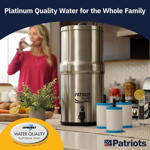 Patriot Pure Nanomesh™ Water Filter 3-Pack For 200+ Contaminants, Good for up to 800 gallons in Saudi Arabia