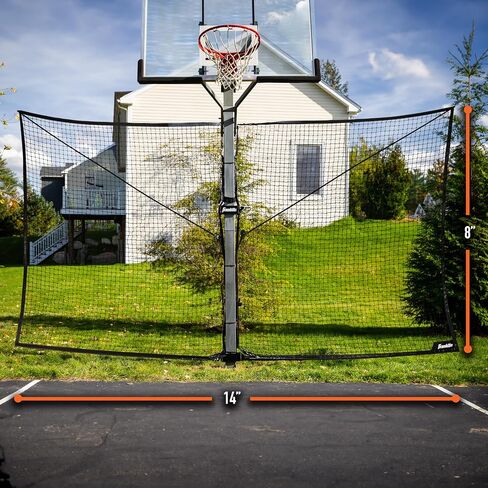فرانكلين سبورتس ديفيندر نت برو – 10 قدم. × 8 قدم. Rebounder – طي سهل وتركيب سريع – نظام شبكي دفاعي in Kuwait