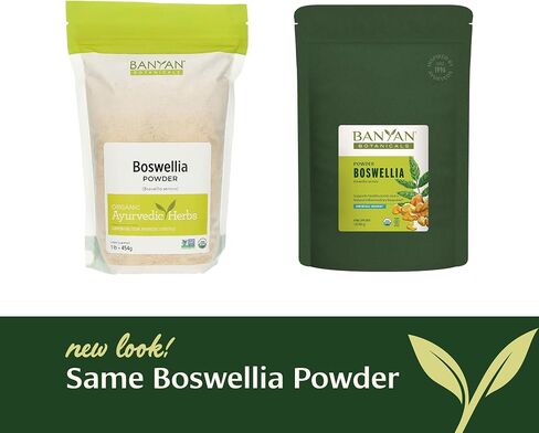 Banyan Botanicals Boswellia Powder - USDA Organic, 1 lb - Boswellia serrata - Indian Frankincense - Soothing Herbal Resin for Joint Pain* in Kuwait