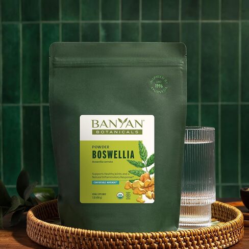 Banyan Botanicals Boswellia Powder - USDA Organic, 1 lb - Boswellia serrata - Indian Frankincense - Soothing Herbal Resin for Joint Pain* in Kuwait