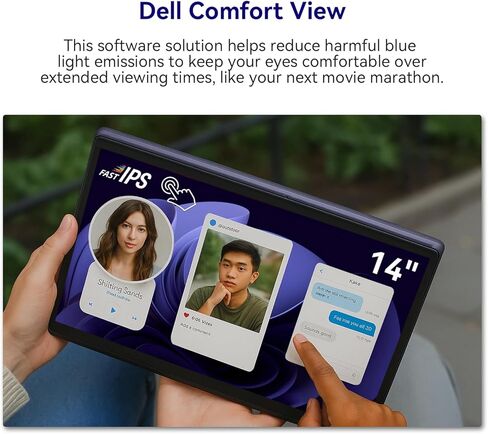 Dell Inspiron 2 in 1 14" FHD Touchscreen Laptop,AMD Ryzen 5-8640HS with 32GB Memory &1TB SSD,Win 11 Pro & Office Pro with AI Copilot,Backlit Keyboard, Fingerprint Reader with Fast Power Charging in Kuwait