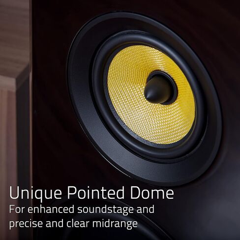 Fluance Signature HiFi 3-Way Floorstanding Tower Speakers with Dual 8" Woofers for 2-Channel Stereo Listening or Home Theater System - Black Ash/Pair (HFF) in Saudi Arabia