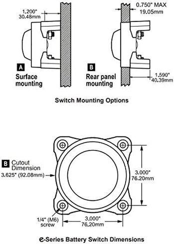 BLUE SEA SYSTEMS Battery SELECTOR 4-Way in Saudi Arabia