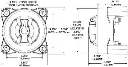 BLUE SEA SYSTEMS Battery SELECTOR 4-Way in Saudi Arabia
