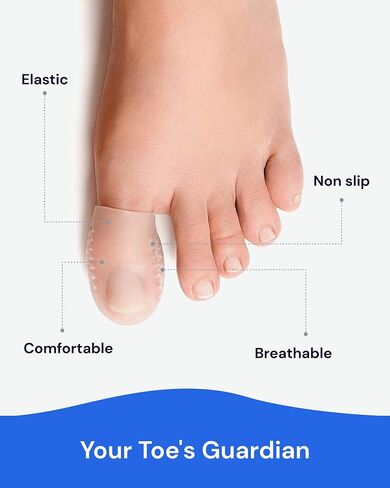 YOGAMEDIC® Toe Spacers Toe Separators for Overlapping Toes 4 Pcs- Improved Silicone Bunion - 0% BPA, One-size for Women & Men in Saudi Arabia
