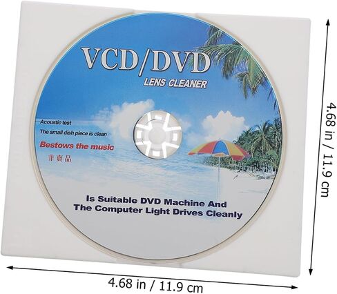 1Set CD Cleaning Set Disc Cleaner Kit with Cleaning Liquid for CD Vcd Durable Material Safe Dust Removal for Enhanced Playback Performance in Saudi Arabia