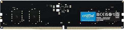 Crucial 64GB DDR5 RAM, 5600MHz (or 5200MHz or 4800MHz) Desktop Memory Kit, UDIMM 288-Pin, Compatible with 13th Gen Intel Core and AMD Ryzen 7000 - CT2K32G56C46U5 in Kuwait