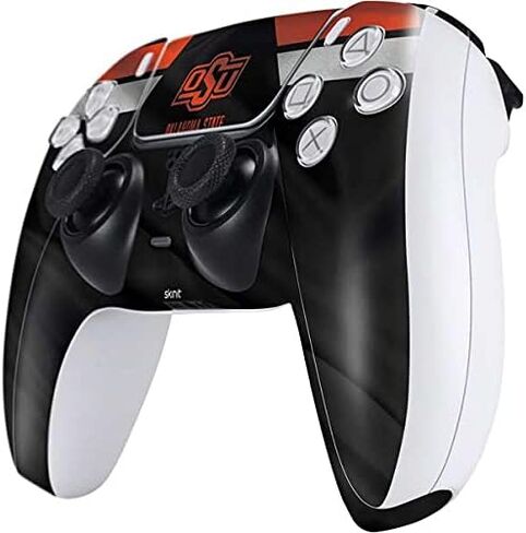Skinit Skinit Gaming Gaming Skiner مع وحدة تحكم PS5 - تصميم جيرسي جامعة ولاية أوكلاهوما المرخصة رسميًا in Kuwait