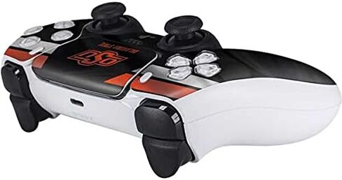Skinit Skinit Gaming Gaming Skiner مع وحدة تحكم PS5 - تصميم جيرسي جامعة ولاية أوكلاهوما المرخصة رسميًا in Kuwait