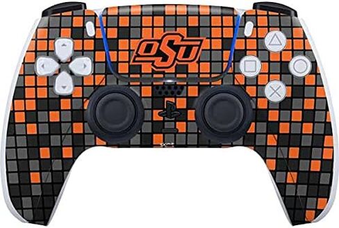 Skinit Skinit Gaming Gaming Skiner مع وحدة تحكم PS5 - تصميم جيرسي جامعة ولاية أوكلاهوما المرخصة رسميًا in Kuwait