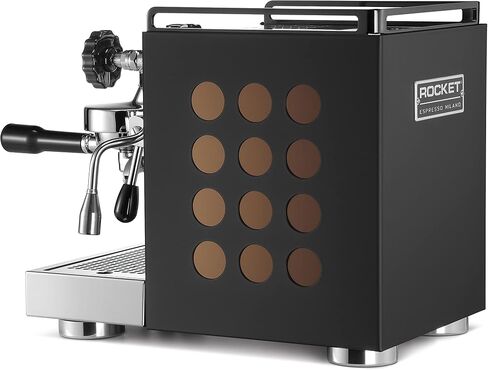 Rocket Espresso Appartamento Nera Espresso Machine | E61 | Heat Exchanger | (Black/Copper) in Saudi Arabia