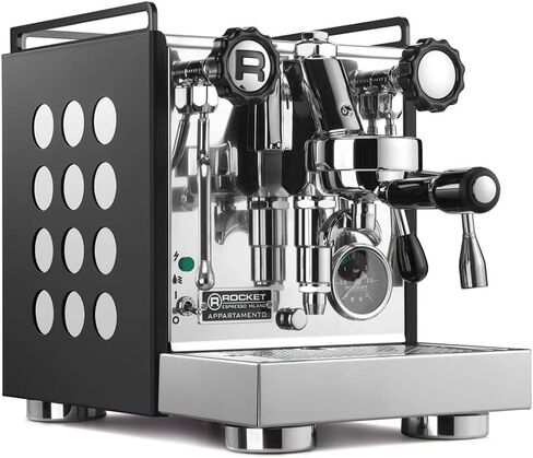 Rocket Espresso Appartamento Nera Espresso Machine | E61 | Heat Exchanger | (Black/Copper) in Saudi Arabia