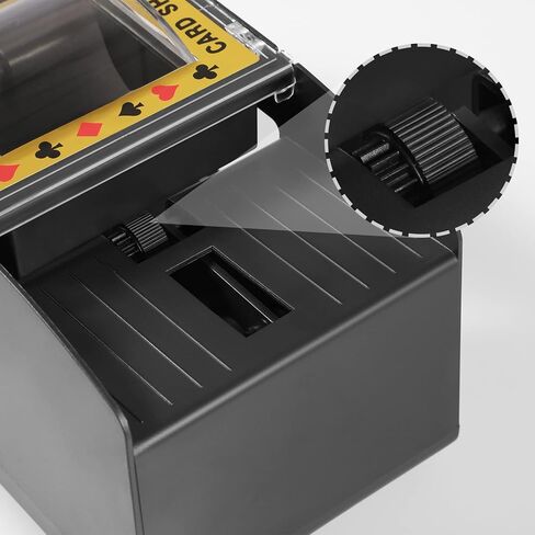 FEIERYA Automatic Card Shuffler 4 Deck,Battery-Operated Electric UNO Poker Shuffler,Playing Card Shuffler for Home Card Game,Travel in Saudi Arabia