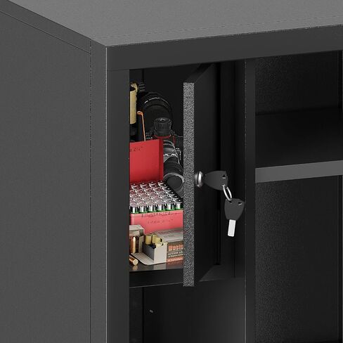 KAER 8-12 Gun Safe Multi-function Gun Safe for Rifles and Pistols Gun Cabinet Large Gun Safes for Home Rifles and Shotguns Electronic Gun Cabinet with Removable Shelf and Rifle Rack in Kuwait