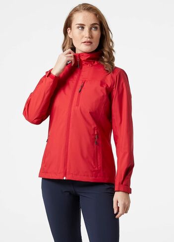 Helly-Hansen Women's Crew Midlayer Waterproof Windproof Breathable Sailing Jacket, 162 Red, X-Small in Kuwait
