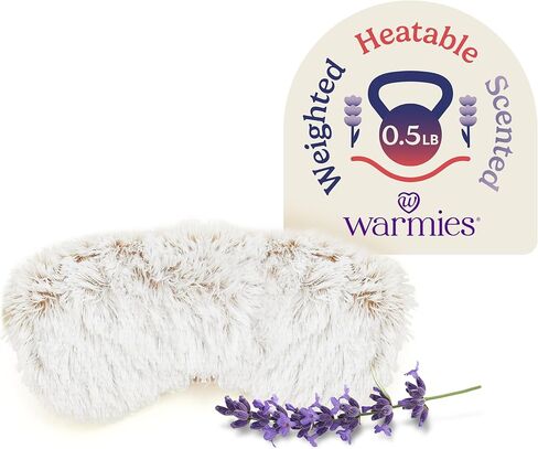 Intelex Warmies Curly Eye Mask, Sage Green in Kuwait