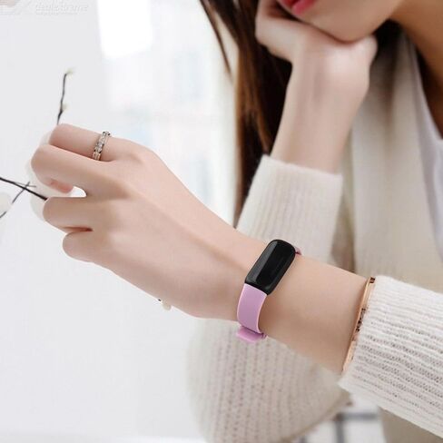 2 حزم نطاقات متوافقة مع Fitbit Inspire 3 فرق للنساء ، وأشرطة استبدال سيليكون قابلة للتعديل للسيليكون الرياضي لفيتبيت إلهام 3 اللياقة البدنية in Kuwait