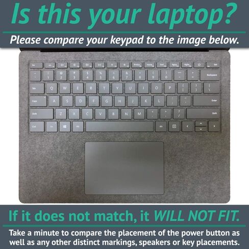 Mayyskins Skin for Microsoft Surface Laptop 3 13.5 "(2019) - خيالي | الغلاف الوقائي ، المتين ، والفريد من فريدة من نوعه in Saudi Arabia