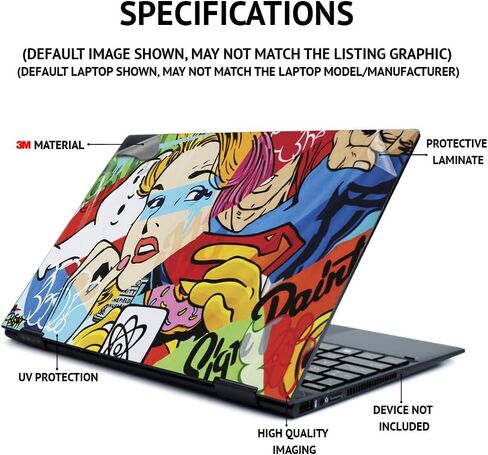 Mayyskins Skin for Microsoft Surface Laptop 3 13.5 "(2019) - خيالي | الغلاف الوقائي ، المتين ، والفريد من فريدة من نوعه in Saudi Arabia