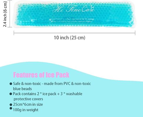 Perineal Cooling Pad, Postpartum Cold Packs for Women After Pregnancy and Delivery, 2 Ice Pack and 3 Cover, Purple in Saudi Arabia