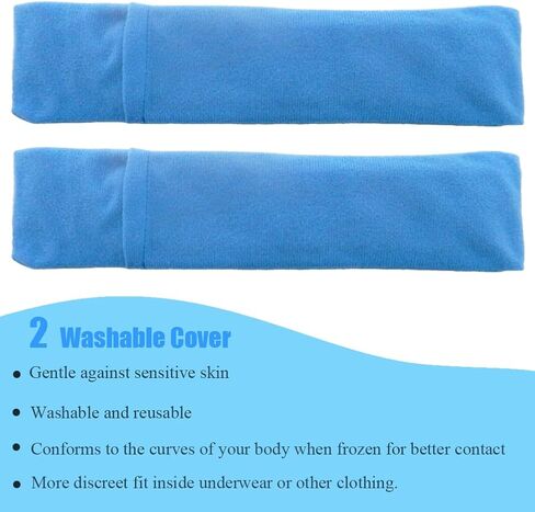 Perineal Cooling Pad, Postpartum Cold Packs for Women After Pregnancy and Delivery, 2 Ice Pack and 3 Cover, Purple in Saudi Arabia