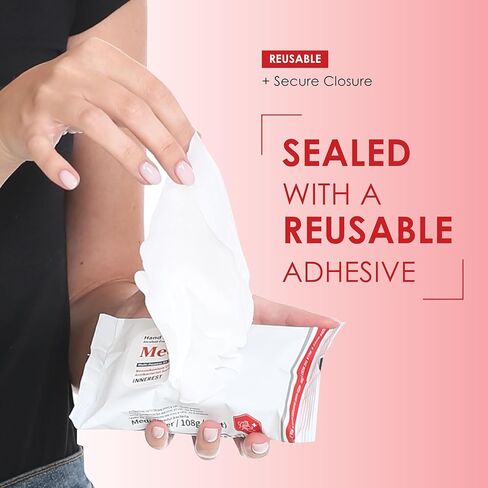 Refreshing Wet Wipes Alcohol-Free Wipes Travel Size to Sanitize/Clean/Deodorize Bulk Wipes (100 Wipes (10 * 10pks)) in Kuwait