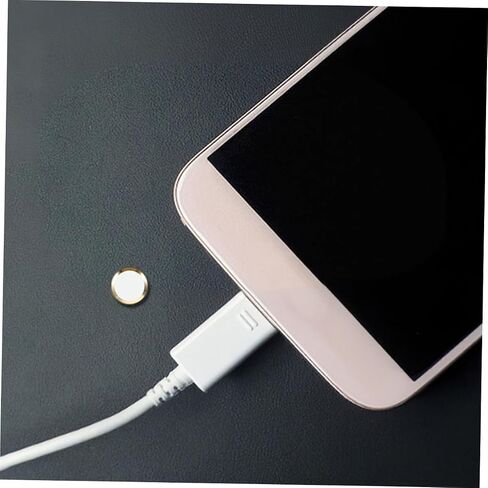 Homoyoyo 10pcs Ultra Thin Home Button Stickers Fingerprint Cover Decals for Easy Application Simple DIY Installation Compatible with Touch Id in Saudi Arabia