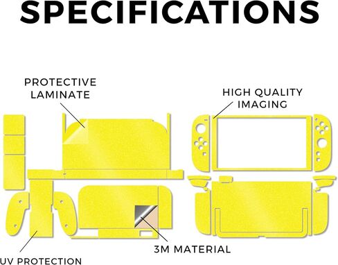 ألعاب الكربون ألعاب الجلد متوافقة مع Nintendo Switch 2 Premium Kit - Solid White - Premium 3M Vinyl Protction Wrap Cover - من السهل تطبيق | مصنوع في الولايات المتحدة الأمريكية من قبل Mayyskins in Saudi Arabia
