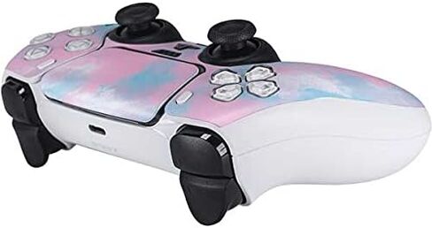 Skinit Skinit Gaming Gaming Continger مع وحدة تحكم PS5 - ديزني ليلو مرخص رسميًا وتصميم غرزة الأناناس غرزة in Kuwait