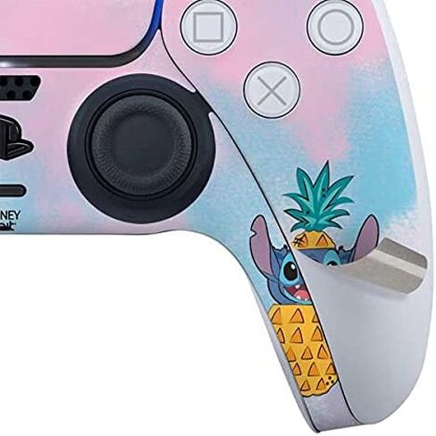 Skinit Skinit Gaming Gaming Continger مع وحدة تحكم PS5 - ديزني ليلو مرخص رسميًا وتصميم غرزة الأناناس غرزة in Kuwait