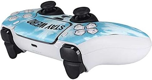 Skinit Skinit Gaming Gaming Continger مع وحدة تحكم PS5 - ديزني ليلو مرخص رسميًا وتصميم غرزة الأناناس غرزة in Kuwait